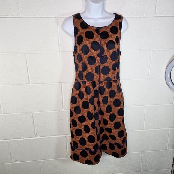 Anthropologie Maeve Rokin circle sleeveless criss cross sheath dress - Picture 11 of 11